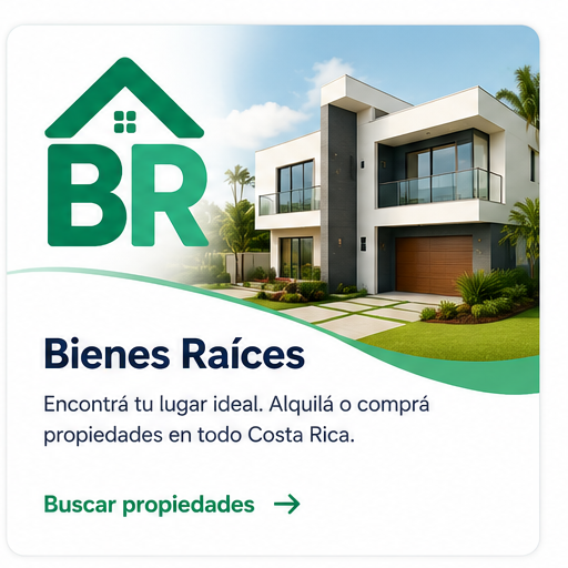 Bienes Raíces — casas, apartamentos y terrenos en todo Costa Rica