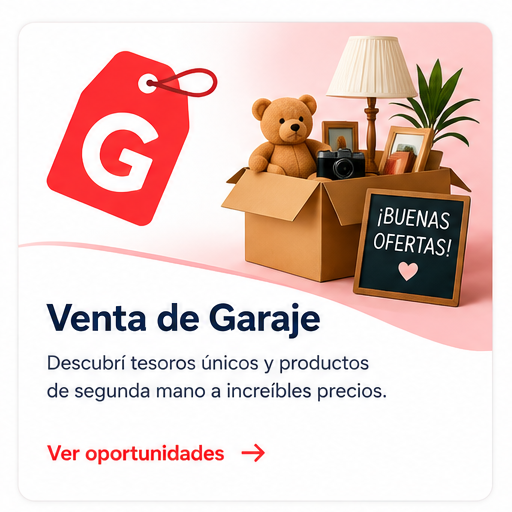 Venta de Garaje — tesoros únicos y productos de segunda mano a buen precio