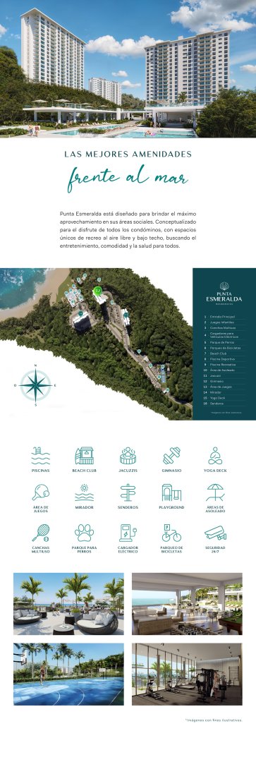 Apartamento para estrenar en Condominio Punta Esmeralda -Punta Leona