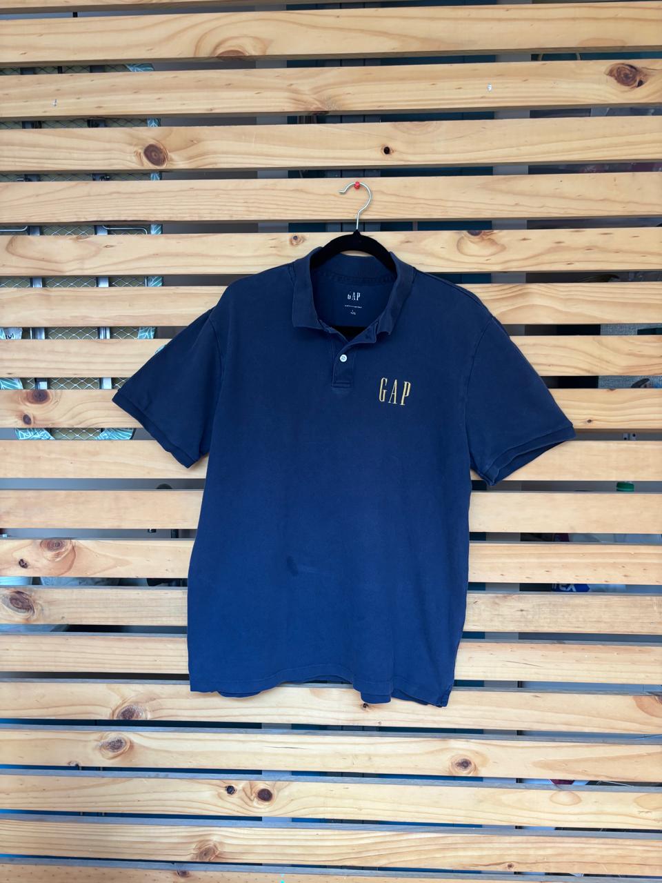 Camisa Casual Azul- Hombre