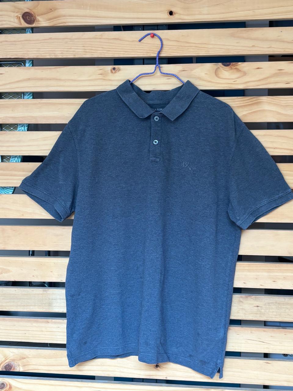 Camisa Casual Azul BR -Hombre