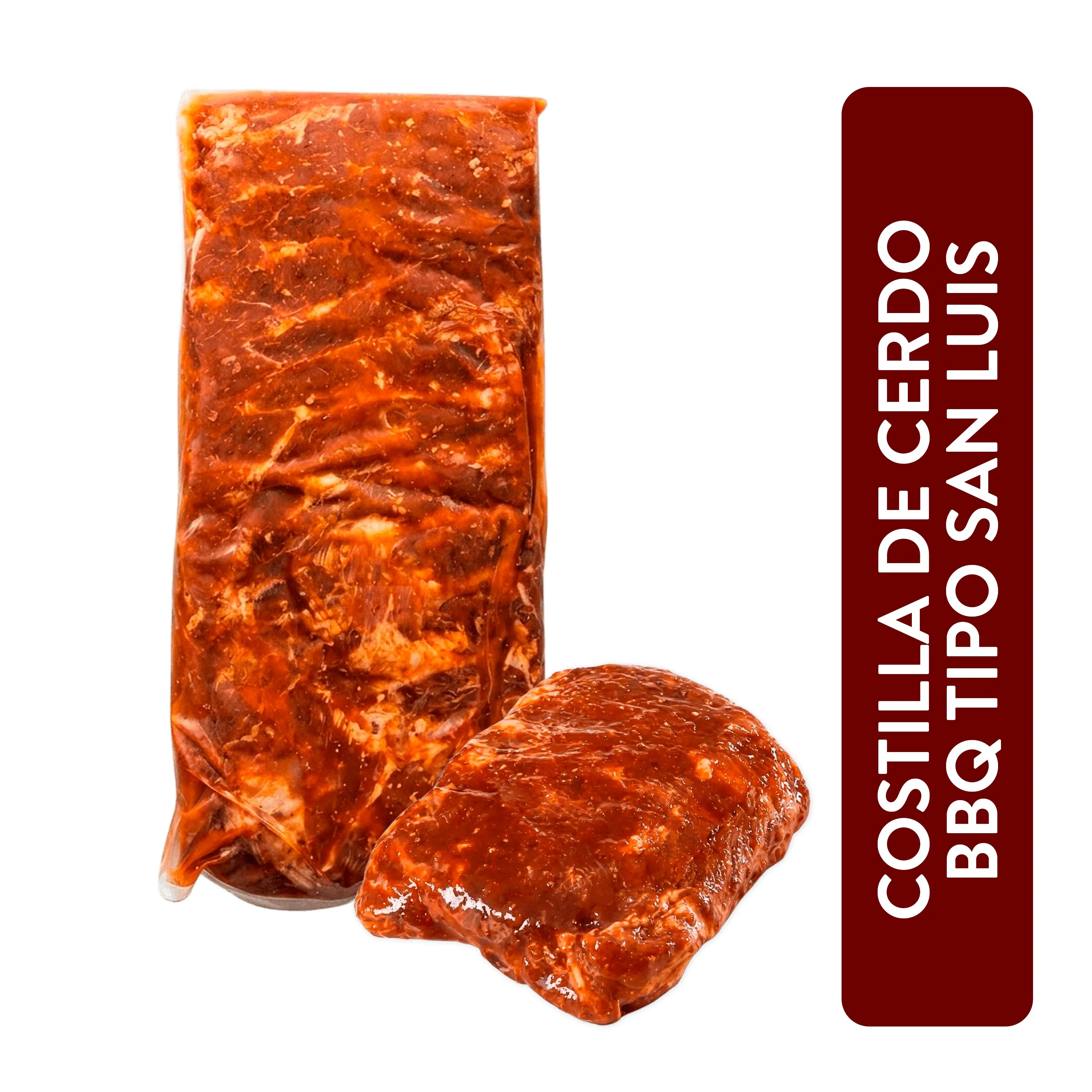 Costilla BBQ de cerdo