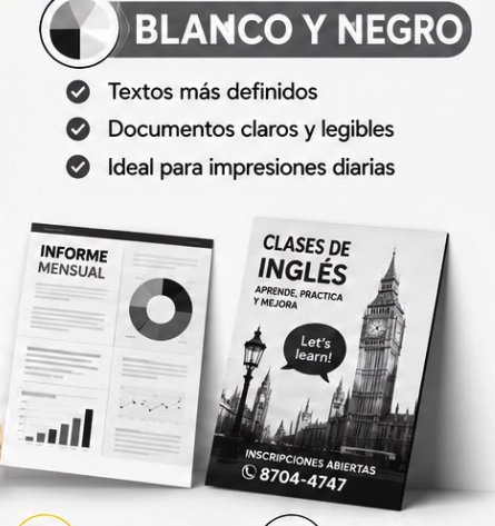 Impresión blanco y negro